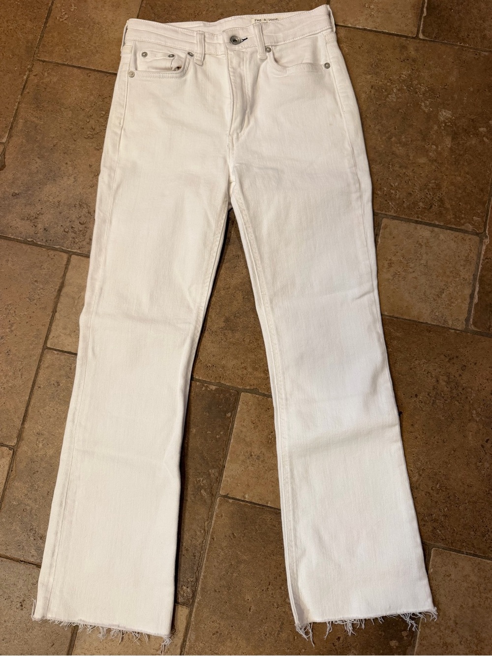 Rag and Bone Nina High Rise ankle flare pants 25